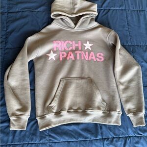 Rich Patnas grey and pink Hoodie